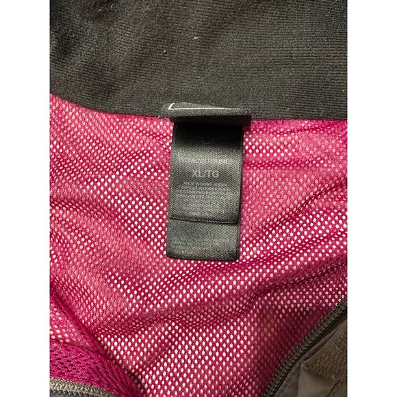 The North Face Insulated Hooded Jacket Women’s XL Gray Pink Lining Waterproof - Picture 3 of 7